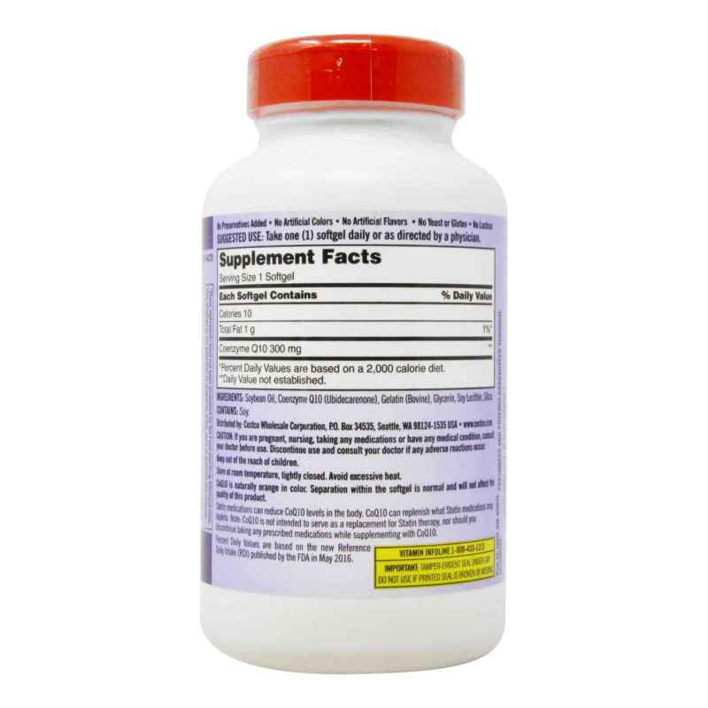 天下诚品美国Kirkland柯克兰CoQ10辅酶costco进口q10胶囊300mg 100粒