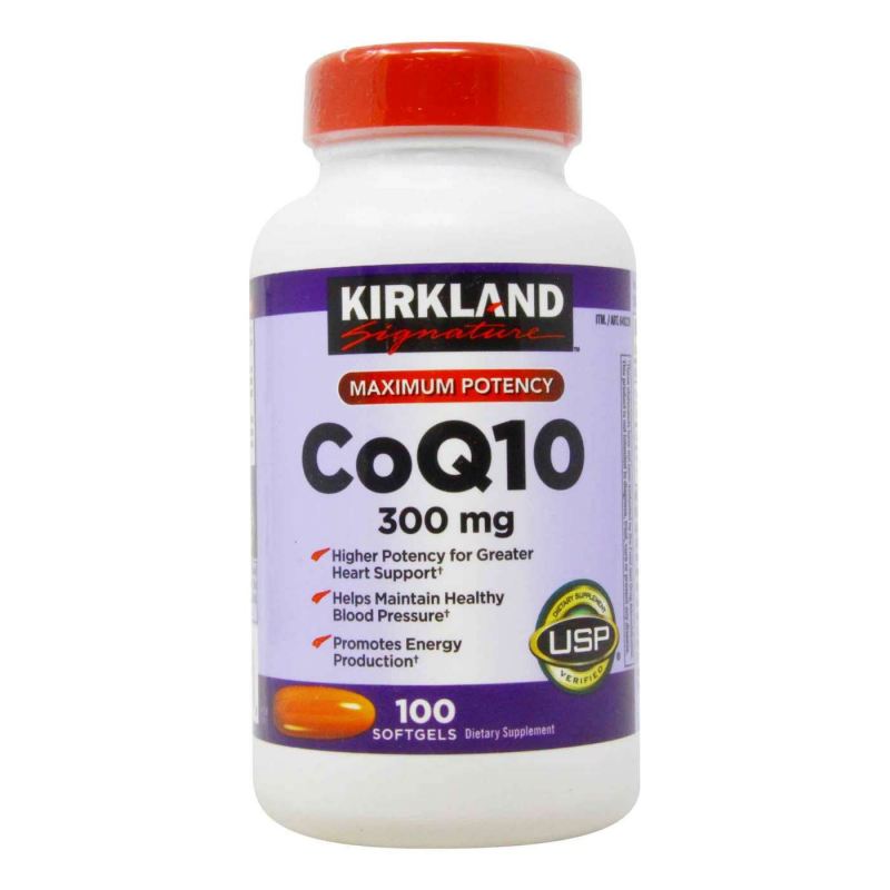 天下诚品美国Kirkland柯克兰CoQ10辅酶costco进口q10胶囊300mg 100粒